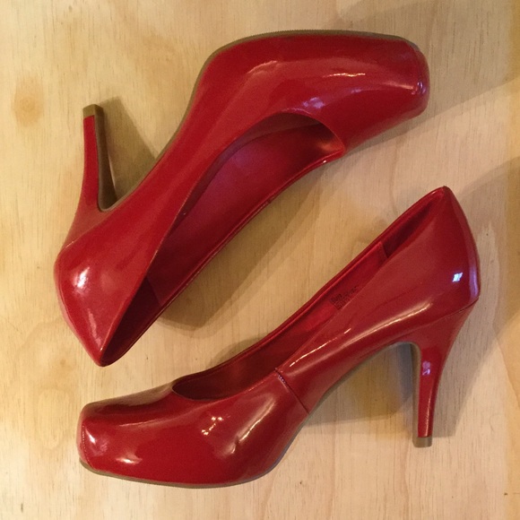 Olsenboye Shoes - Olsenboye Patent Red High Heels Size 7M